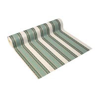 Super Fresco Classical Wallcovering Green Stripe 10m x 52cm