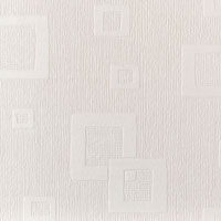 Super Fresco Floating Squares Wallpaper White 10m x 52cm