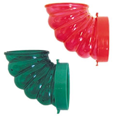 CritterTrail Fun-nel Tubes attach directly to each other and to the inside and outside of your Critt