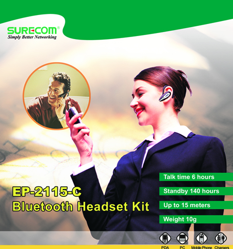 Unbranded Surecom Bluetooth Headset