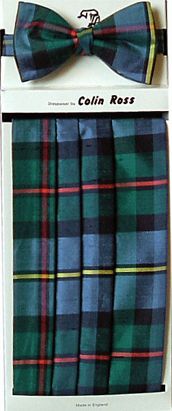 Tartan Cummerbund / Bow Tie Set