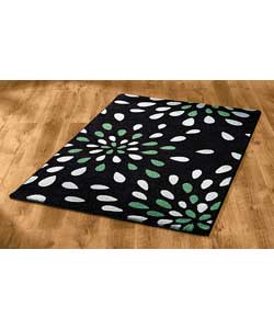 Unbranded Teardrop Green Rug 160 x 120cm