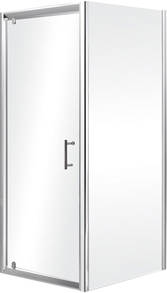 Unbranded Tempeste Pivot Shower Enclosure 80 x 80 Reversible