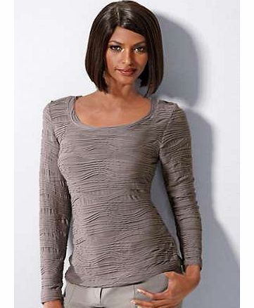 Unbranded Textured Round Neck Top