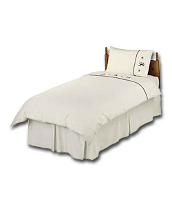 The Zen Collection Cream Single Duvet Cover Set