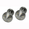 Titanium Cone Shape Cufflinkswith Coloured Inlay