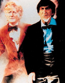 Tom Baker & John Pertwee Dr. Who photo