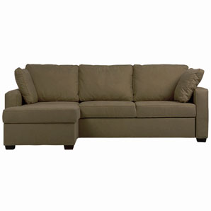 Unbranded Tom Sofa Bed, Left Hand Facing, Mocha