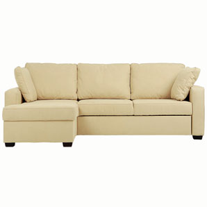 Unbranded Tom Sofa Bed, Left Hand Facing, Mushroom