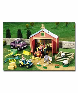 A 20 piece push along playset.Springhill Farm is p