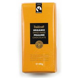 Unbranded Traidcraft Organic Praline Chocolate - 100g