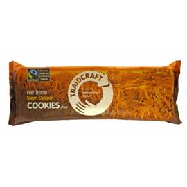 Unbranded Traidcraft Stem Ginger Cookies - 200g