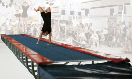 Trampoline Tumbling Track