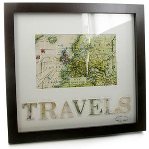 Unbranded Travels 6 x 4 Vintage Map Photo Frame