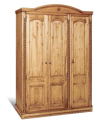 Triple Full Hanging Wardrobe - Chateau