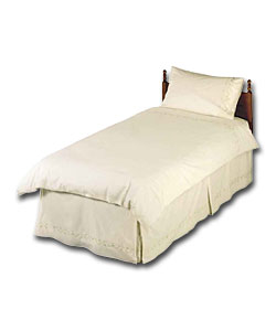 Tuscany King Size Duvet Cover Set Cream