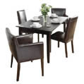 Tuscany set 4 Dining Chairs - Chocolate