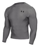 Under Armour Heatgear Compression Longsleeve Shirt Grey Heather M