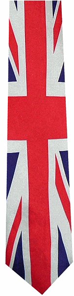 Union Jack Flag Tie