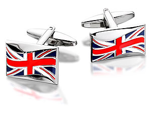 Unbranded Union-Jack-Rectangular-Cufflinks-014550