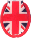 Union Jack Red Toilet Seat