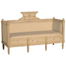 The new Valbonne range of cream painted furniture continues the fashionable French theme with a