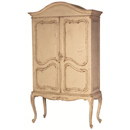 The new Valbonne range of cream painted furniture continues the fashionable French theme with a