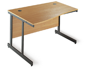 Value line wave C leg standard desk