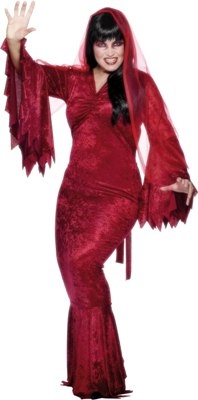 Vamp Costume Wine Velvet