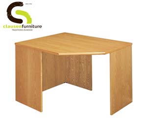 Unbranded Veneer corner link desks cherry