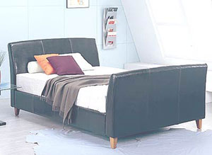 Venice Kingsize Leather Bed