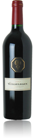 Unbranded Vergelegen Red 2002 Stellenbosch (75cl)