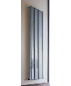 Unbranded Vertical Line Silver Effect Radiator 1090 Watts