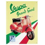 Vespa tribute plaque