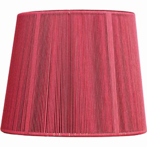 Vienna Oval Lampshade- Raspberry