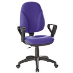 Viking Deluxe High Back Ergonomic Operator Chair-Blue