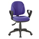 Viking Deluxe Medium Back Ergonomic Operator Chair-Blue