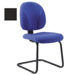 Viking Visitors Ergonomic Operator Chair-Black