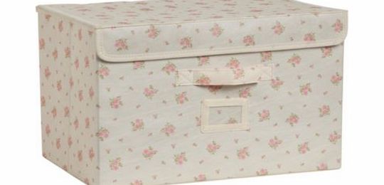 Unbranded Vintage Chintz Patterned Interior Storage Box