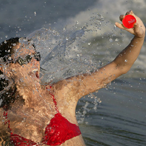 Bounce the Waboba ball off any water surface and see if you can master this addictive new water spor