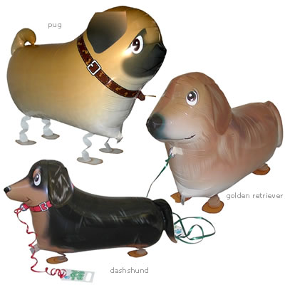 Walking Dog Balloons