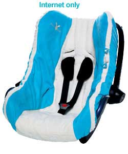 Wallaboo Blue Infant Car Seat Cover - Group 0