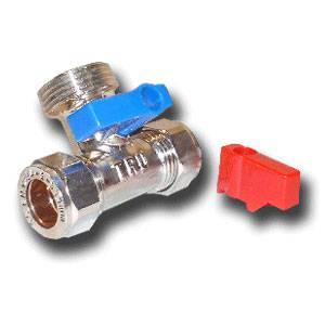 Washing Machine Tap Tee 15mmx 3/4 - PACK OF 10