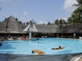 Unbranded Watamu beach resort in Kenya