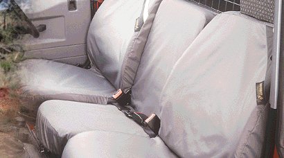 Waterproof seat covers front set of three