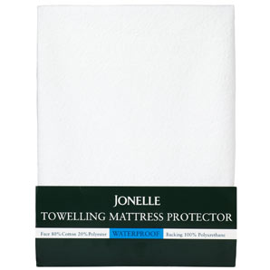 Waterproof Towelling Mattress Protector- Small Single