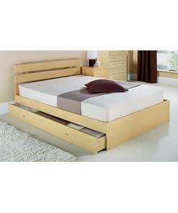 Unbranded Waverley Double Bed with Comfort Mattress - 2 Drawers