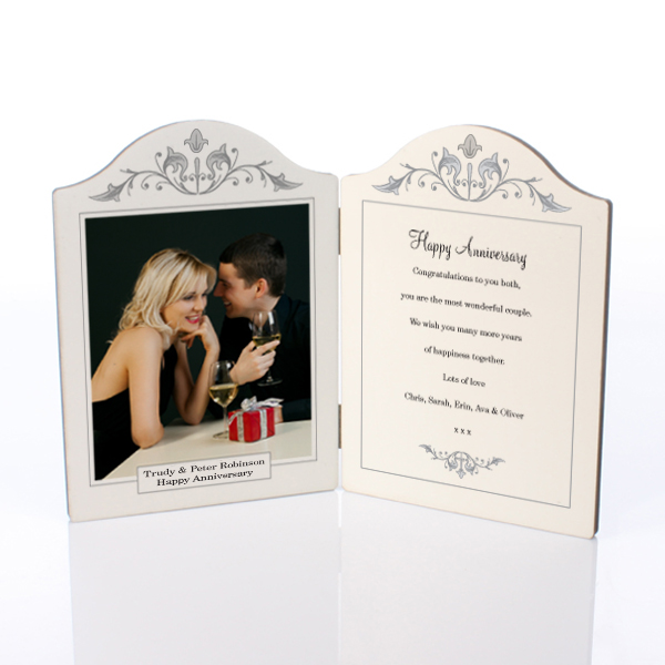 Unbranded Wedding Anniversary Photo Message Plaque