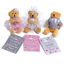 Unbranded Wedding Bear Keyrings Bridesmaid