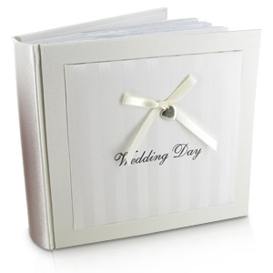 Unbranded Wedding Day Ivory Satin Photo Album